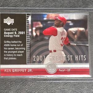 2002 Upper Deck 2001 Greatest Hits #GH8 Ken Griffey Jr. Baseball Card